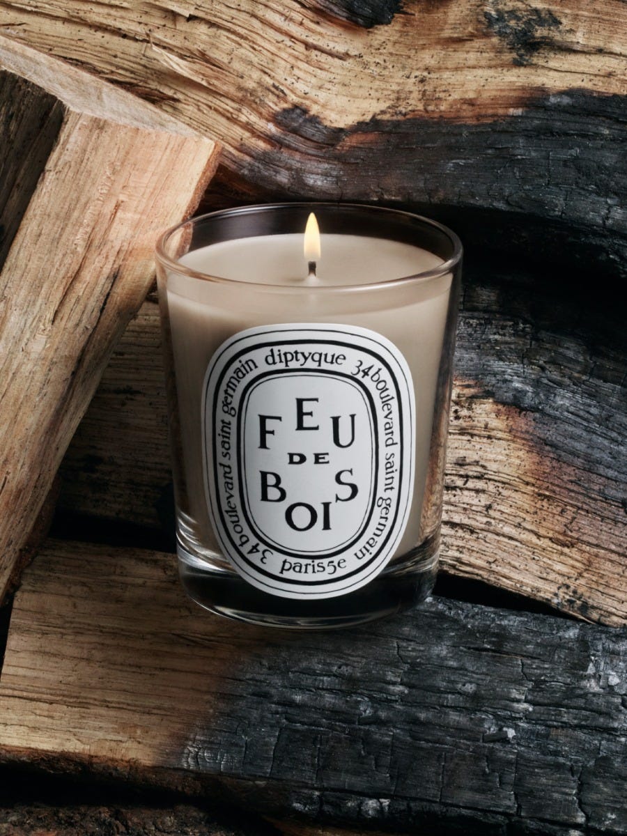 Feu de Bois（フドブワ） - スモールキャンドル | Diptyque Paris