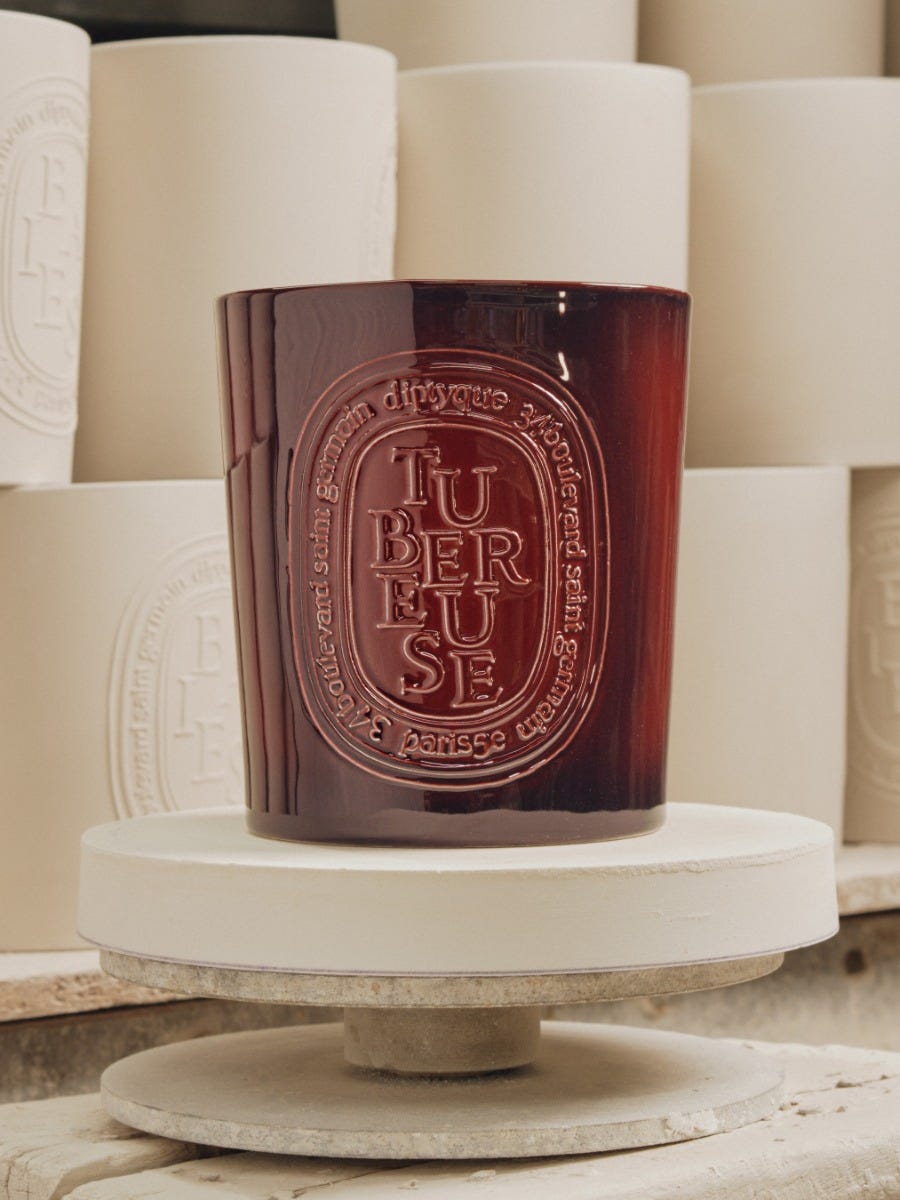 Tubéreuse（テュベルーズ） - エクストララージ キャンドル | Diptyque