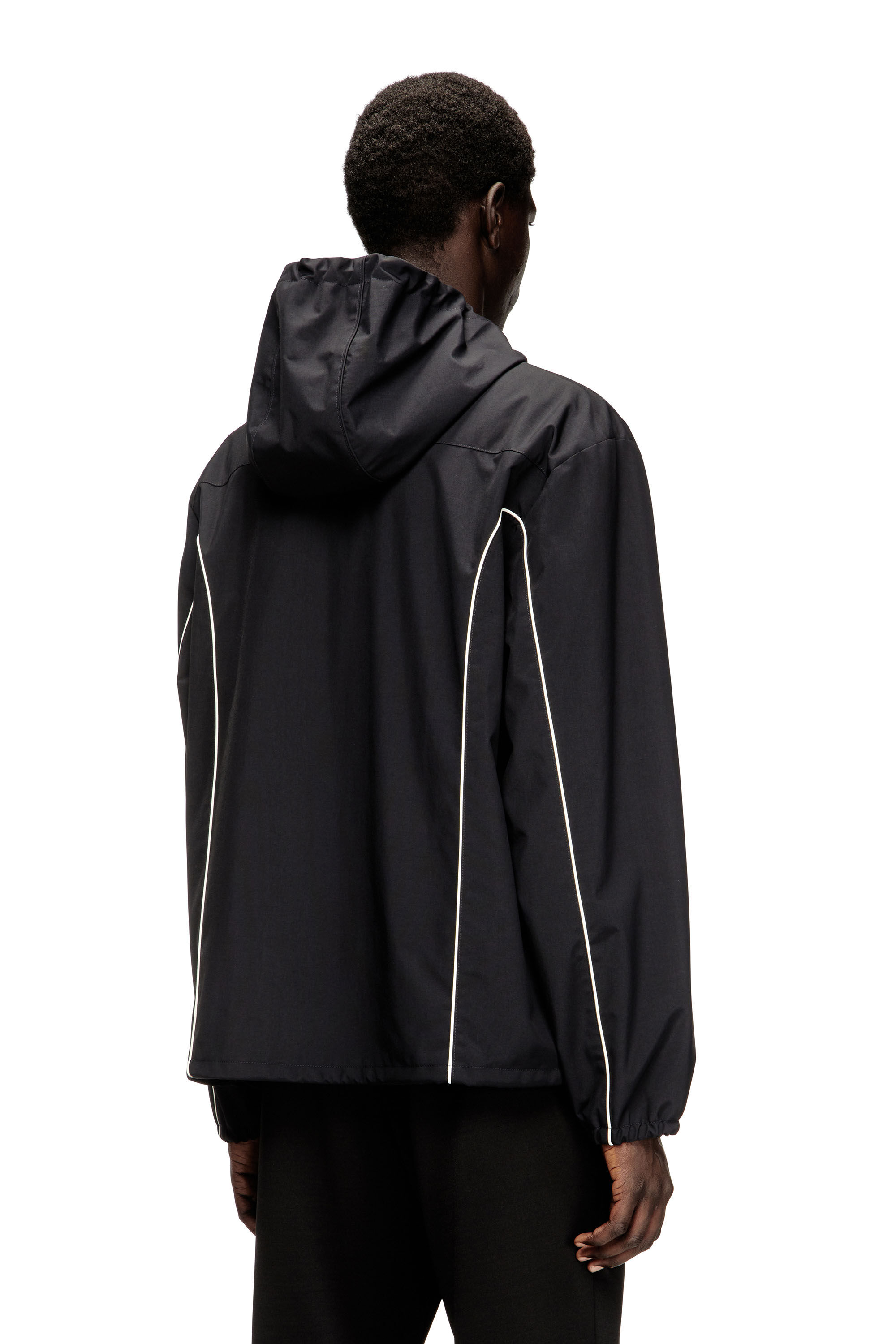 J-HIVES-WRD フード付きジャケット｜ブラック｜メンズ｜DIESEL