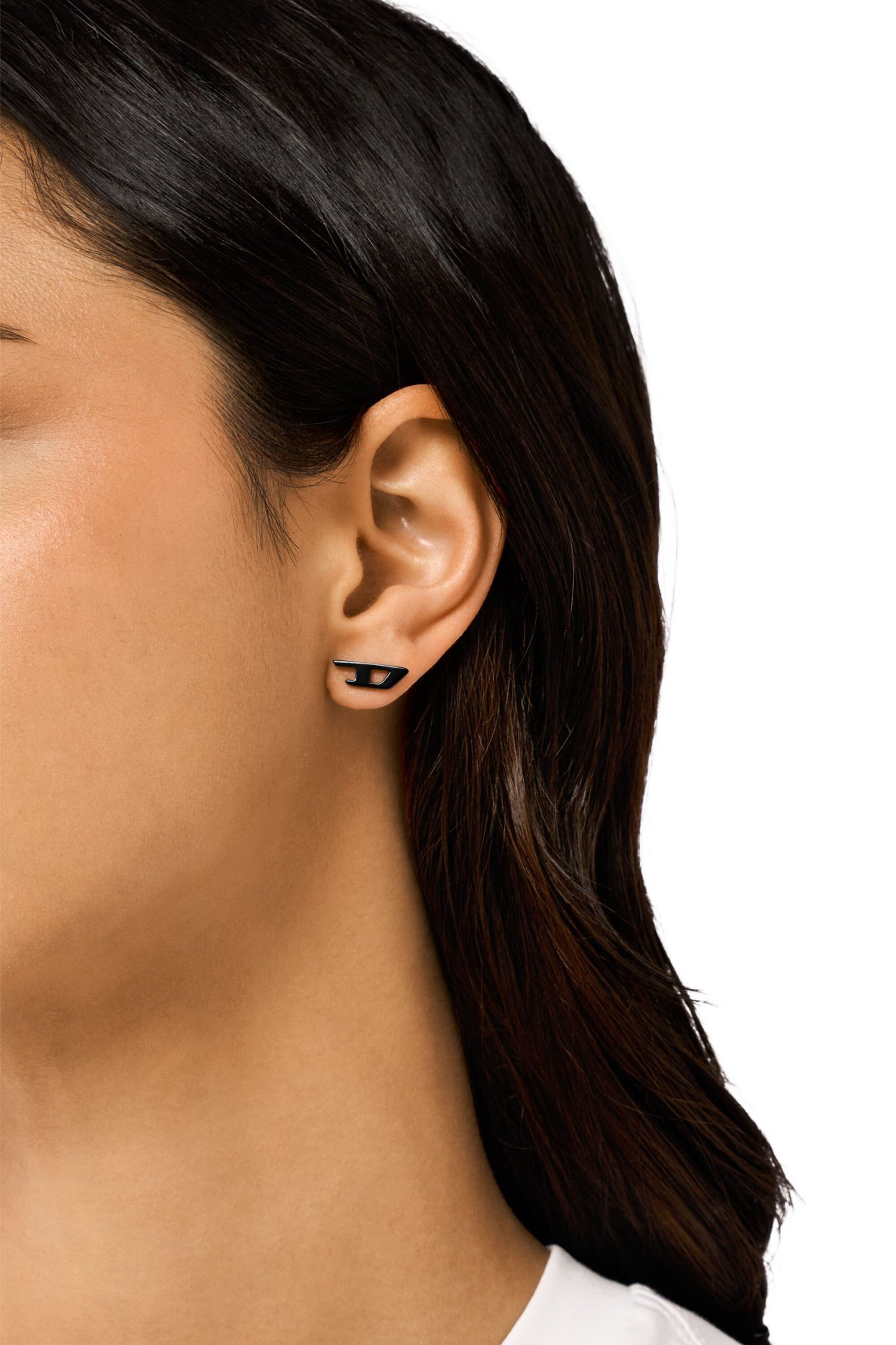 DX1539001 ピアス（片耳用）｜ブラック｜ウィメンズ｜DIESEL