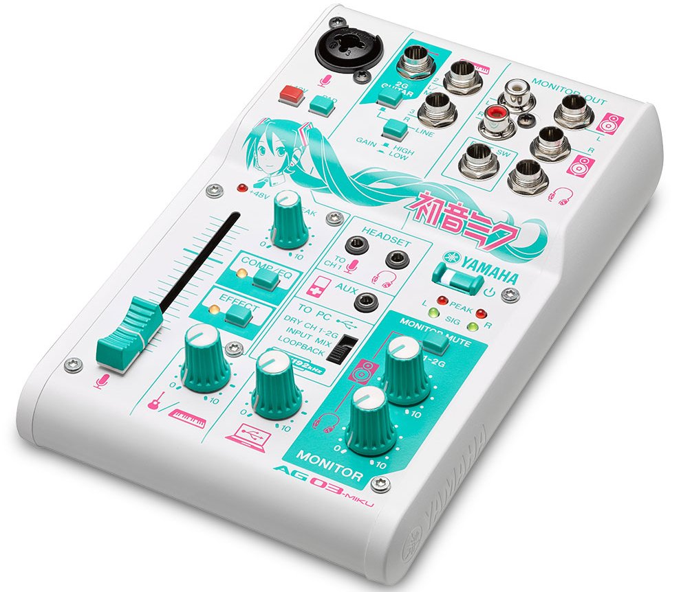 DTM・DAW YAMAHA AG 06 MK2 Yamaha AG06 Mk2 6-channel Mixer and USB