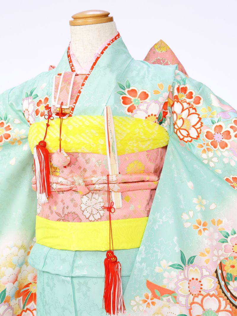 七五三|7歳女児|対応身長:110~123cm|花うさぎ|#e-7-913｜全国宅配可の