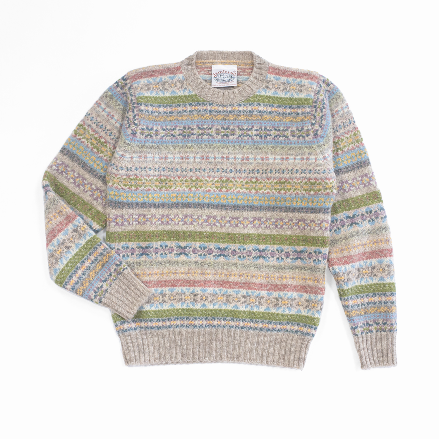 ソフトで軽やかな印象の傑作フェアアイル・Jamieson'sジャミーソンズ