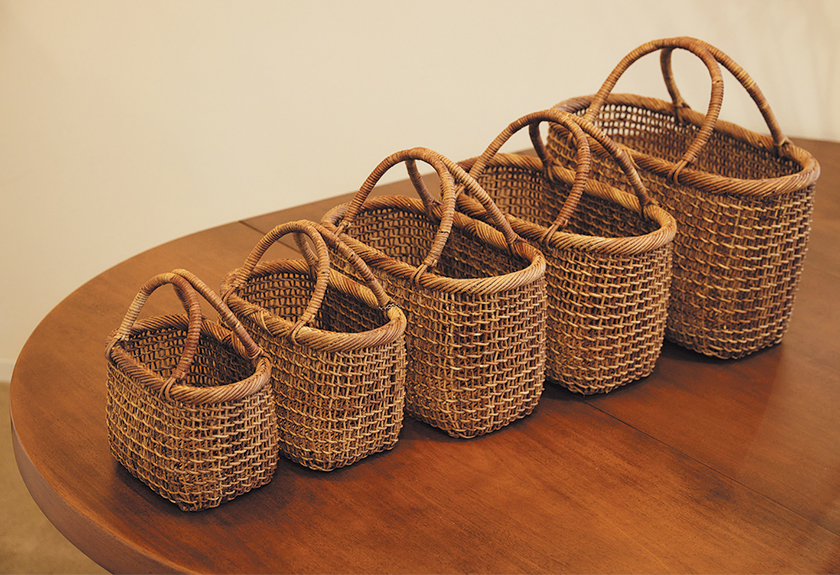 入手が困難な人気職人のあけび籠に心酔“かごマニア”宮川さんの一生モノ