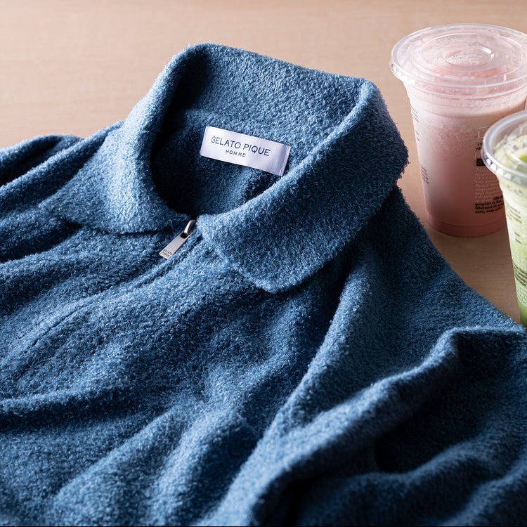 新品ジェラートピケ ルームウェア 冬くまふわふわ ホワイト上下セット