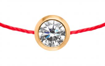 RedLine Jewelry – Madly Pure String Bracelet in yellow gold - Redline