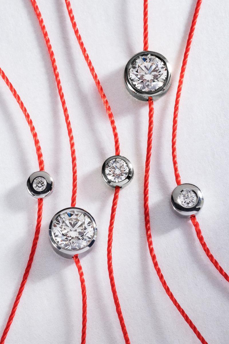 Redline Jewerly - Pure - String Bracelet For Women with 0.10ct