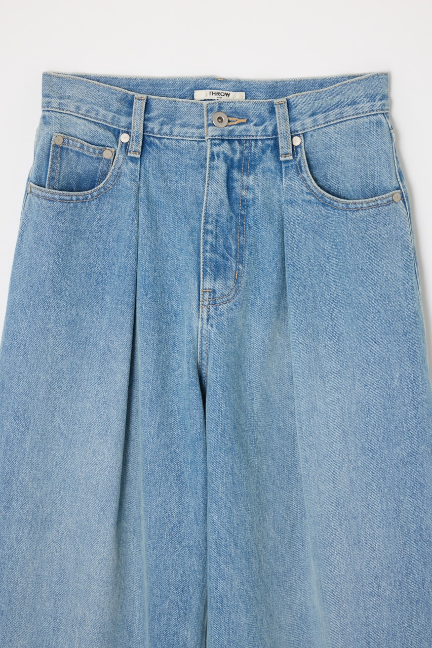 THROW by SLY | 【THROW】J／W CURVE TUCKED パンツ (ワイド ) |SHEL