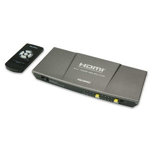 プロスペック HDS714 4画面HDMIセレクター ブラック|エディオン公式通販