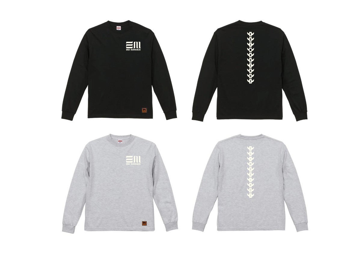 EGI MANIACS エギマニアックス 受注生産 Tシャツ ホワイト L 受注生産
