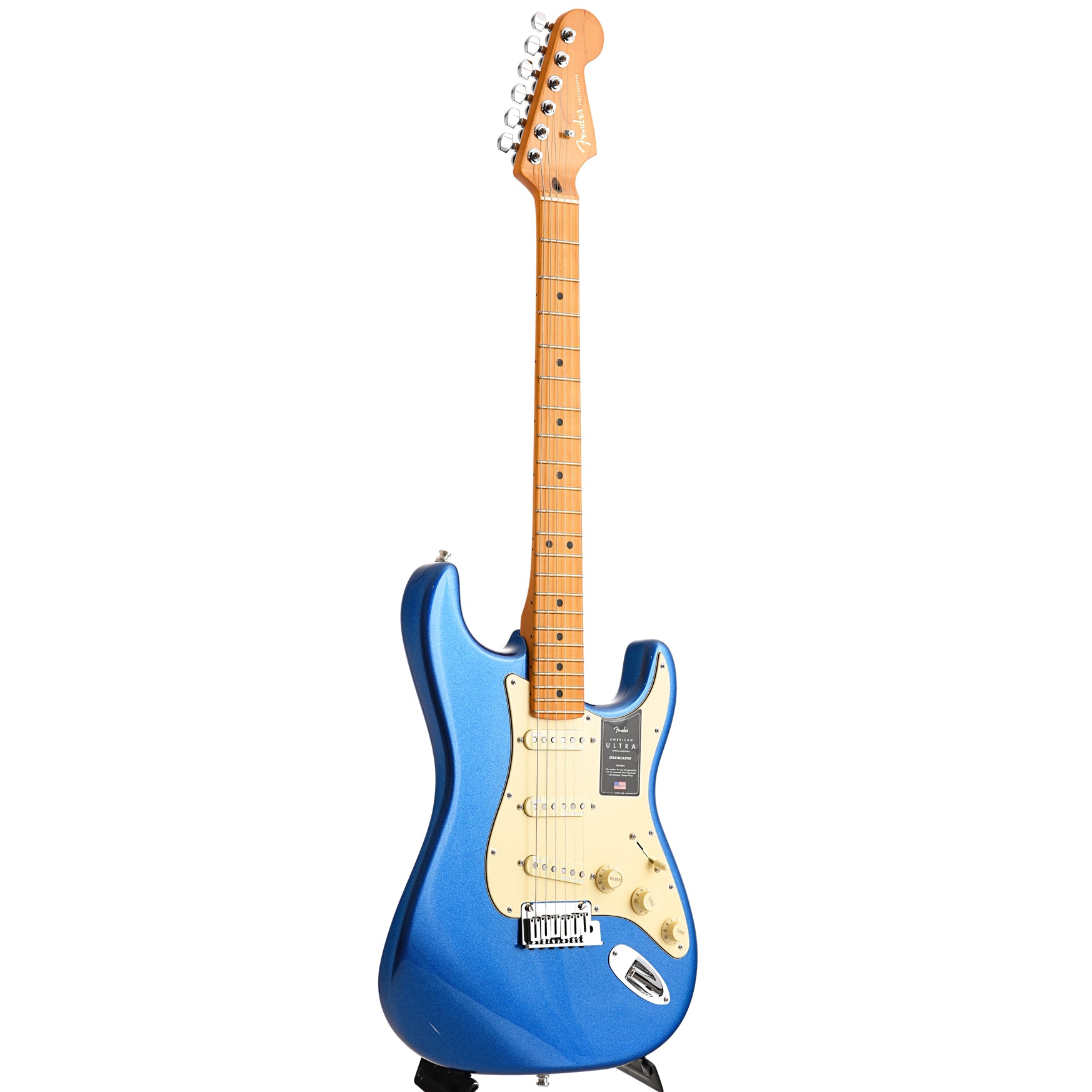 Fender American Ultra Stratocaster, Cobra Blue – Elderly Instruments