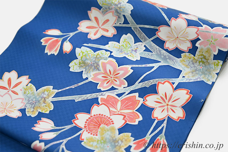 寺谷昇 染名古屋帯（桜/ローケツ染） 『着物・呉服えり新』