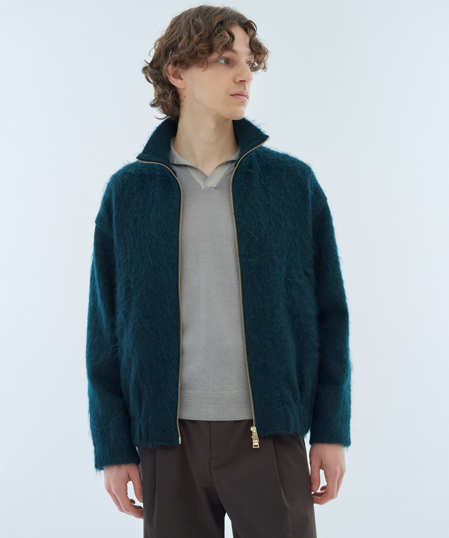 ESTNATION / シャギーニット ジップブルゾン｜ESTNATION ONLINE STORE