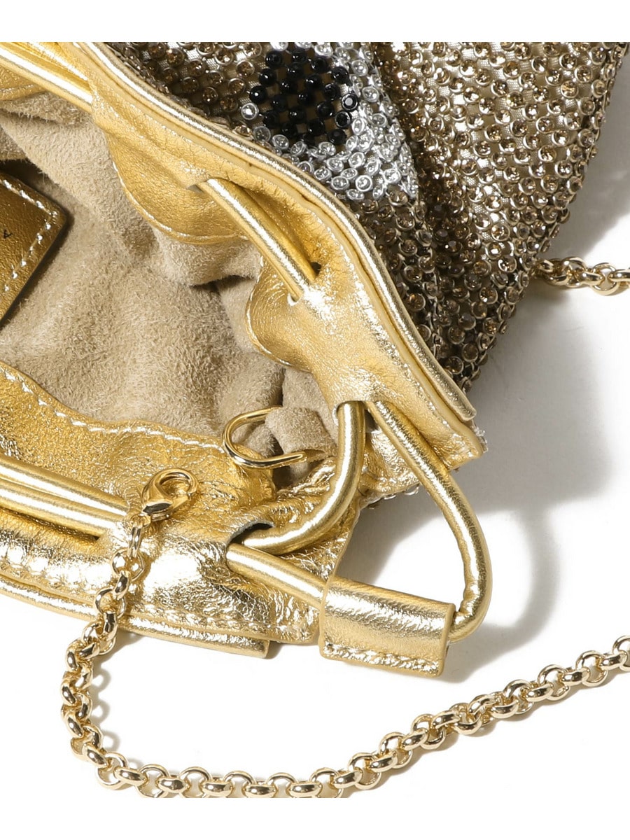 ANYA HINDMARCH / Eyes クリスタル ドローストリングポーチ｜ESTNATION