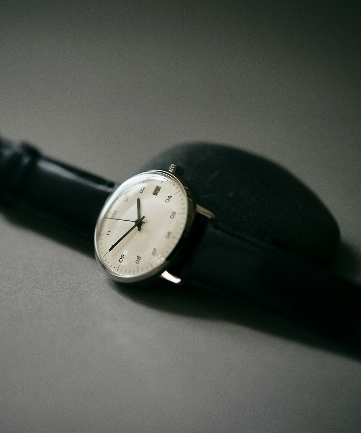 sazare / SK02 BLACK CORDOVAN LEATHER リストウォッチ｜ESTNATION