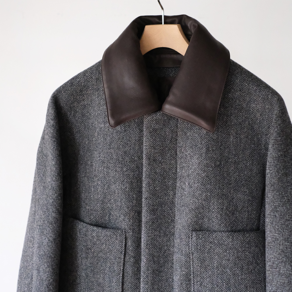 Shetland Wool Double Cloth Blouson | EUREKA FACTORY HEIGHTS