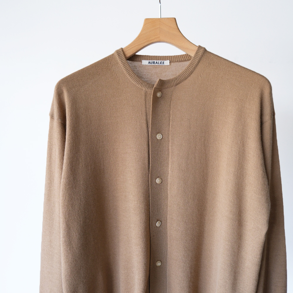 Cashmere Hard Twist Knit Cardigan | EUREKA FACTORY HEIGHTS