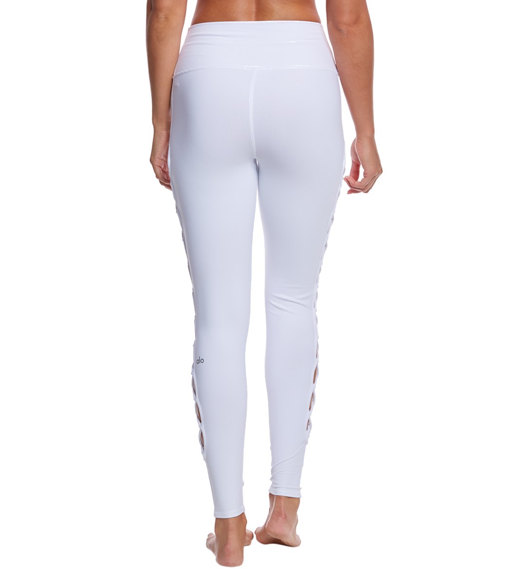 Alo Yoga Interlace Yoga Leggings at YogaOutlet.com - Free Shipping