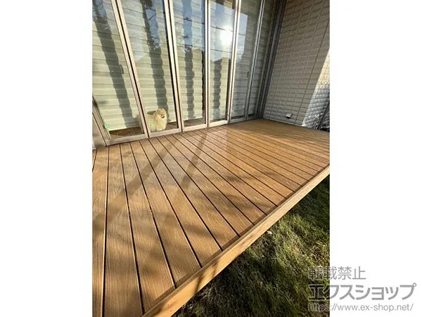 エバーエコウッド リアル デッキセット 床板115mm幅仕様-タカショー