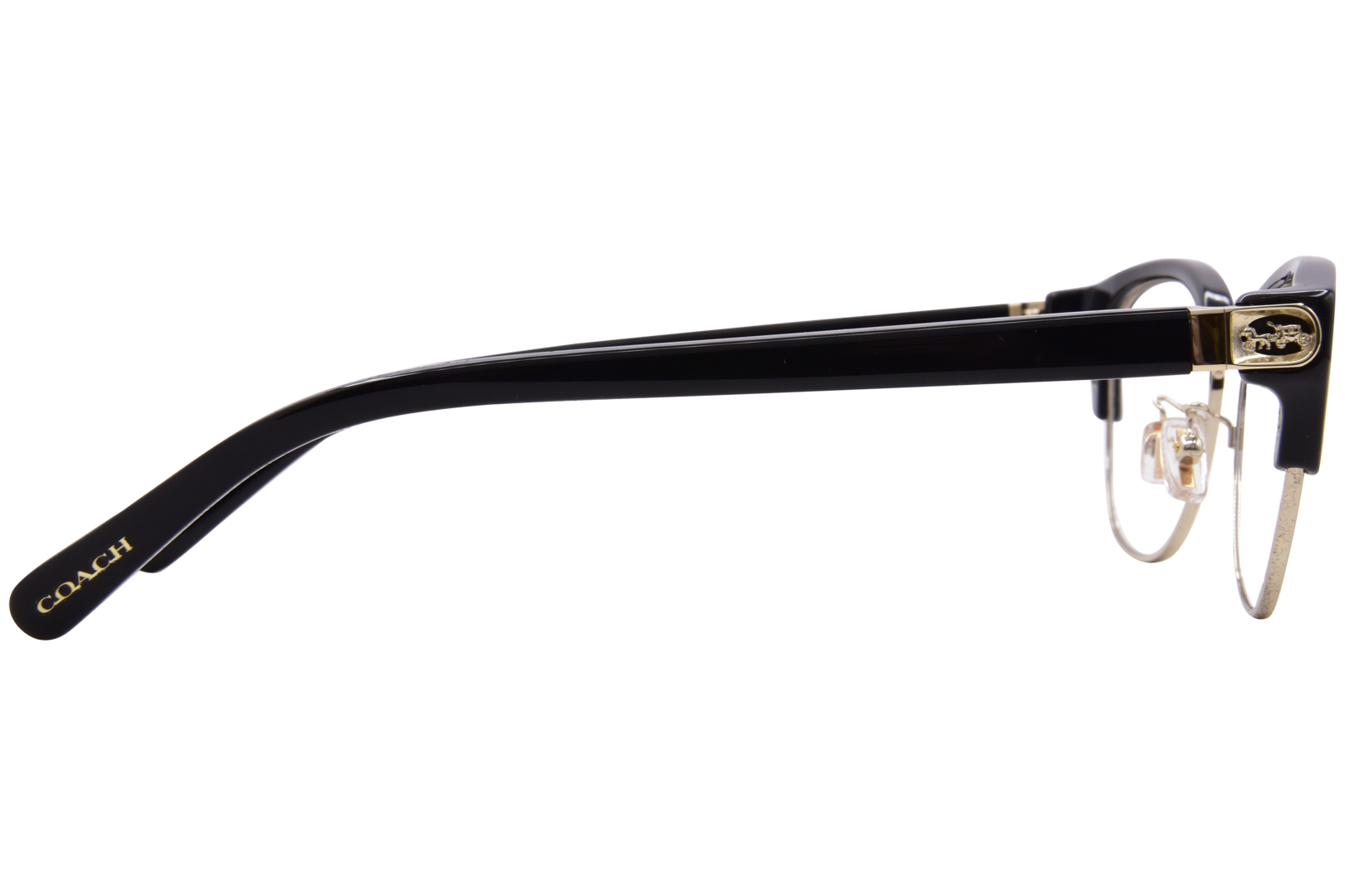 Coach HC6195 5002 Eyeglasses Women's Shiny Light Gold/Black Full