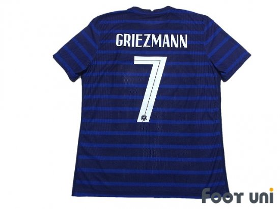 France Euro 2020-2021 Home Authentic Shirt #7 Griezmann - Online