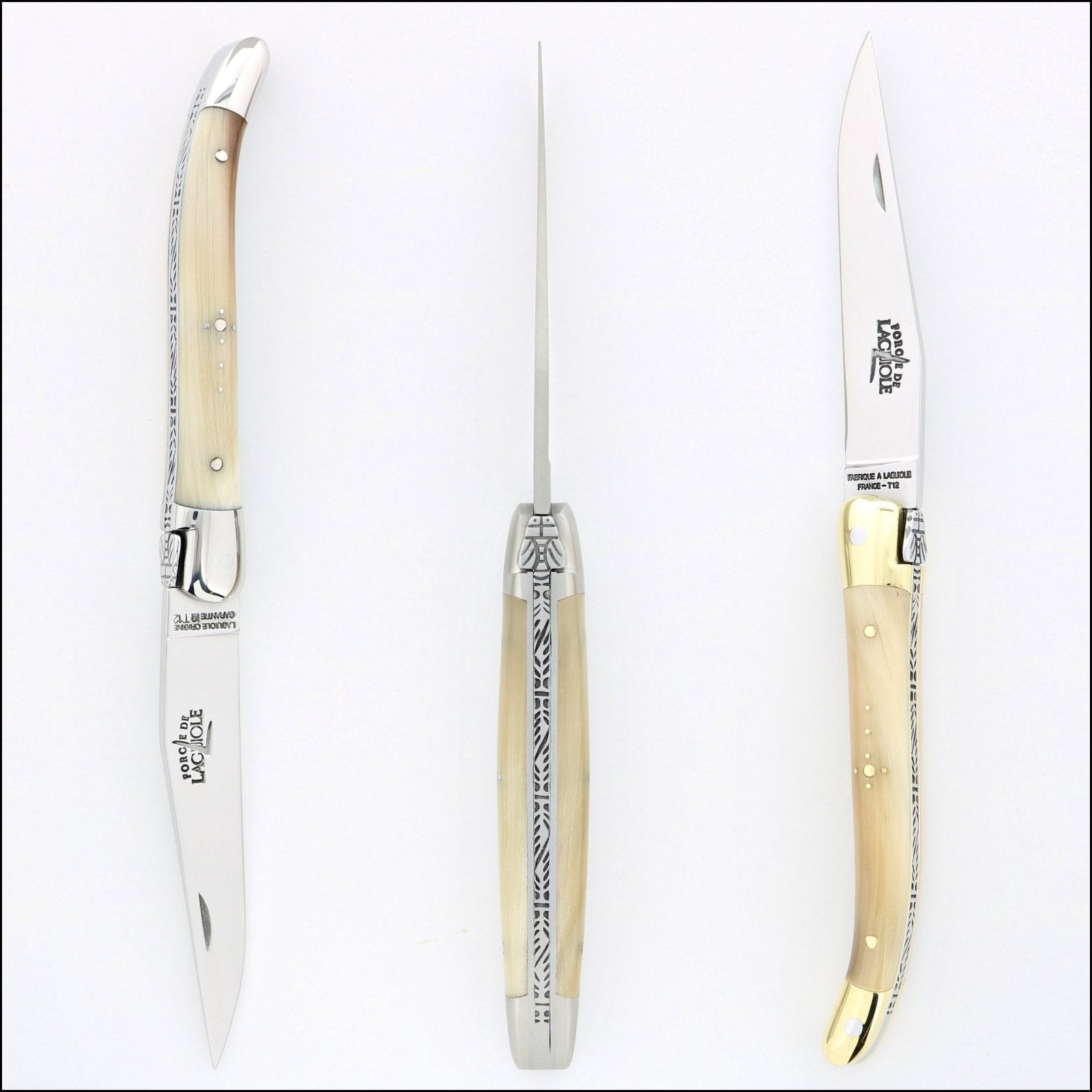 Forge de Laguiole Tradition 9 cm Light Horn Tip - Forge de