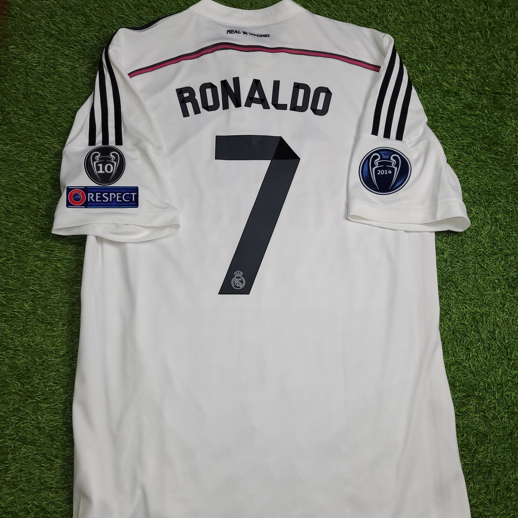 Cristiano Ronaldo Real Madrid 2014 2015 UEFA Home Soccer Jersey