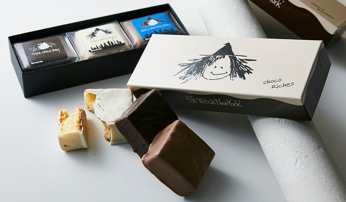 Fat Witch New York チョコリッチーズ チョコがけブラウニー3個入り