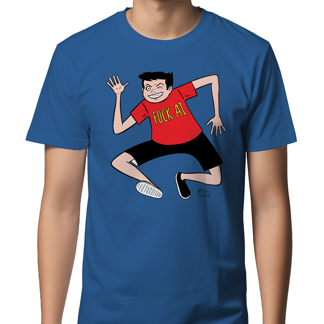Gilbert Hernandez 'Fuck AI!' T-Shirt – Fantagraphics
