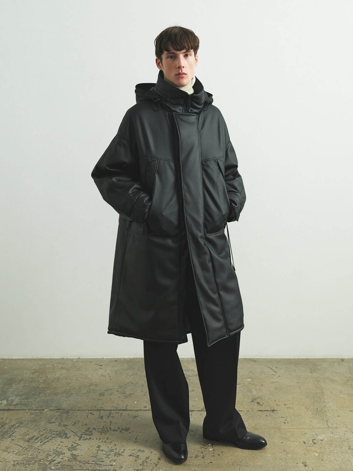 ブラック スエード モッズコート CLASS Brooklyn ブルックリン