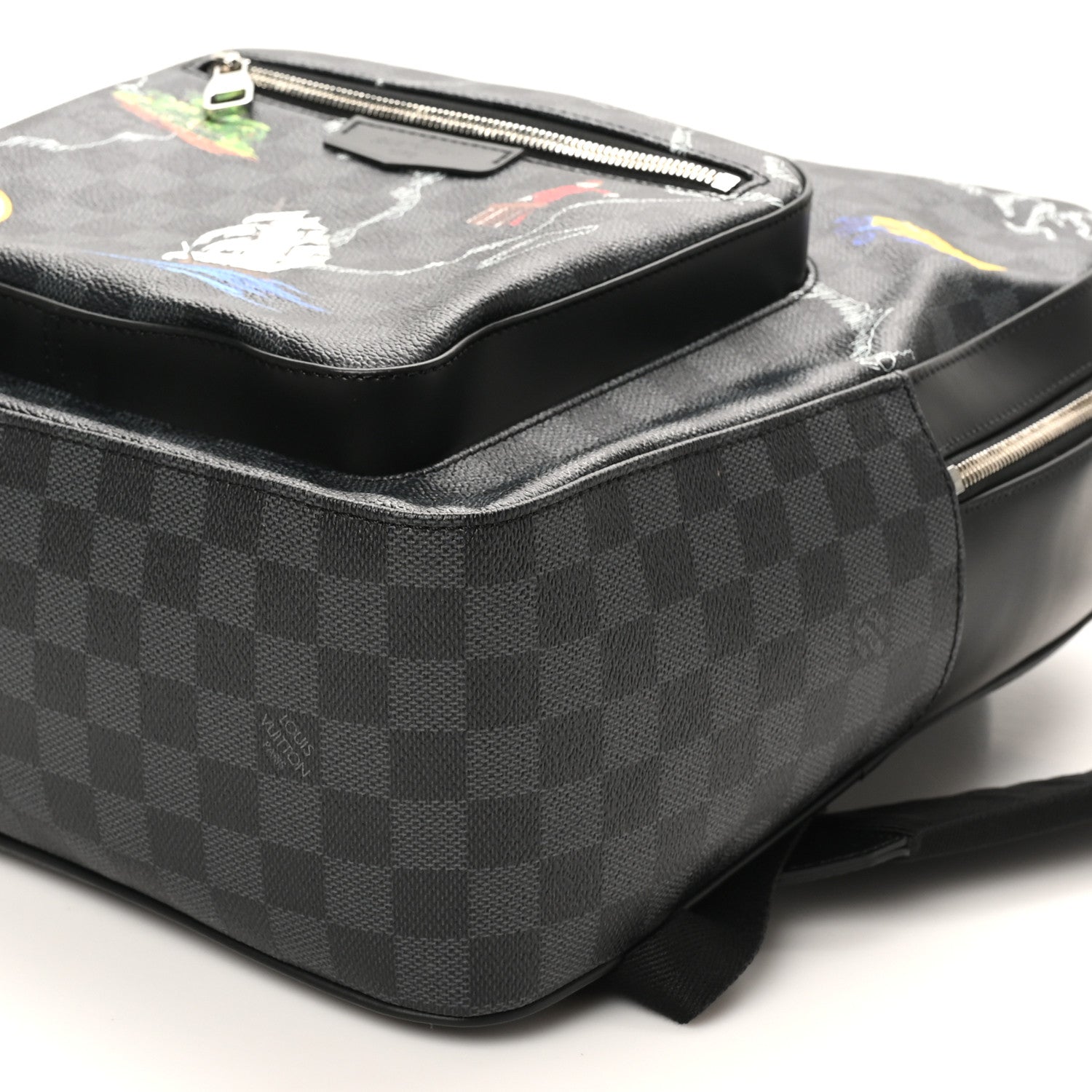 Louis Vuitton Damier Graphite World Map Josh Backpack 1786675