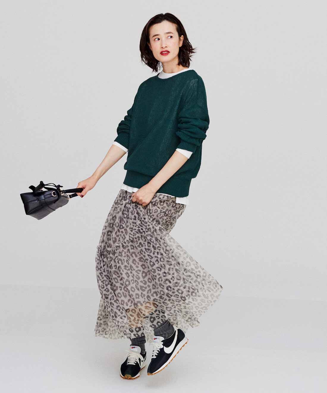 旭山動物園・ボルネオの森応援商品 IEDIT[イディット] ユキヒョウ柄の