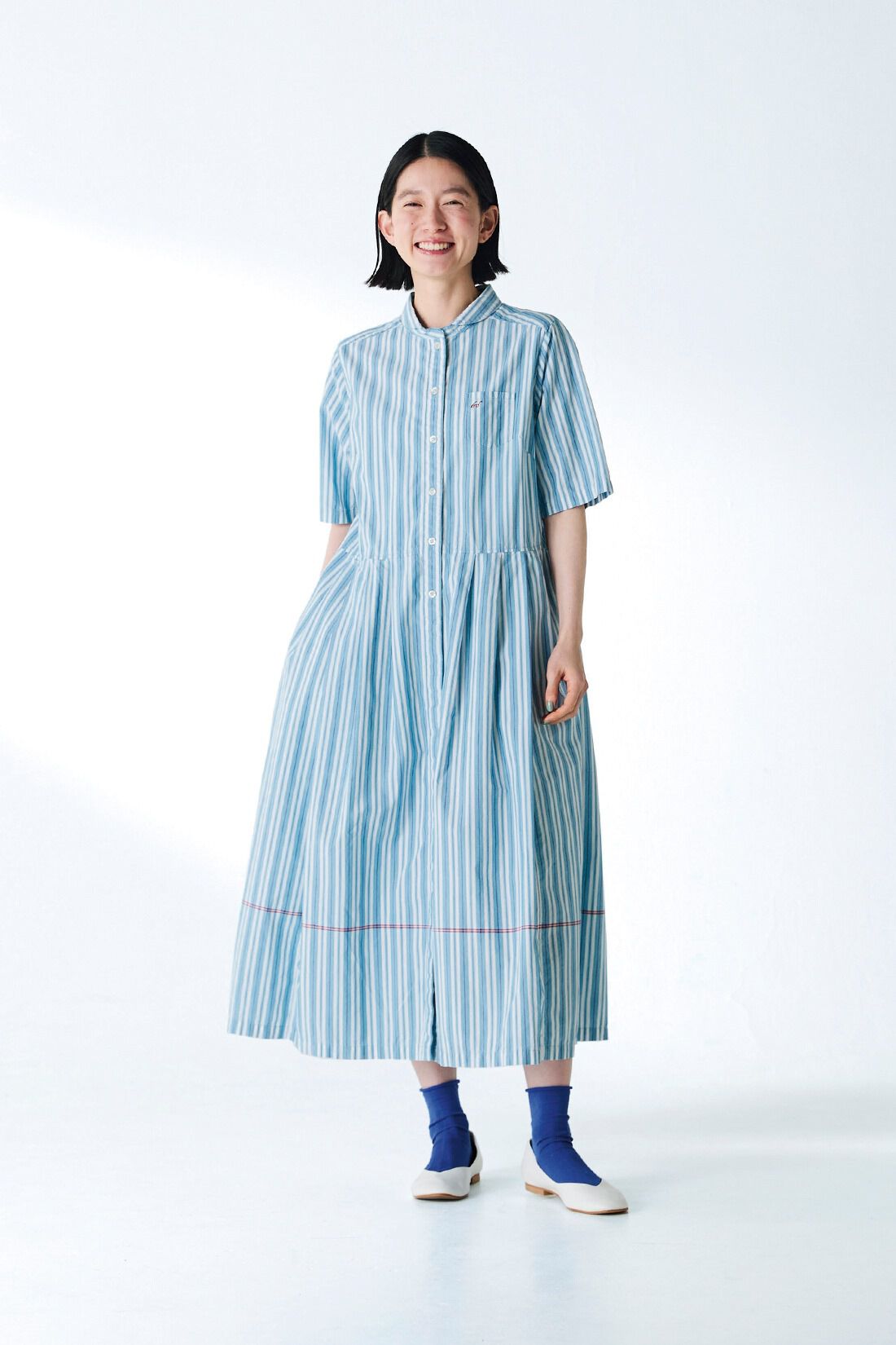 サニークラウズ feat. bonpon ponさんのソーダストライプワンピース