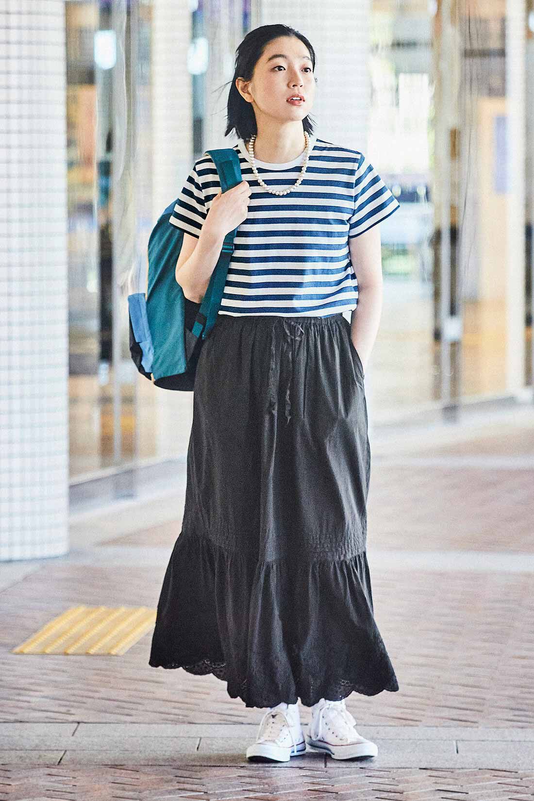 極美品 M'S GRACY 2022年 レース スカート ブラック 40 極美品 M'S