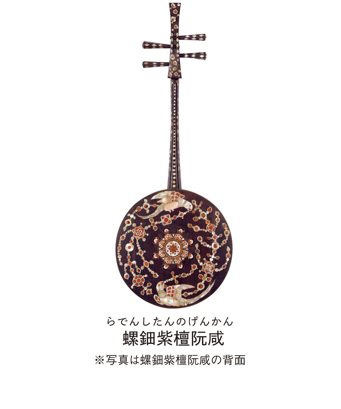 正倉院 THE SHOW ×ミュージアム部 華やかにインコ舞う 螺鈿紫檀阮咸