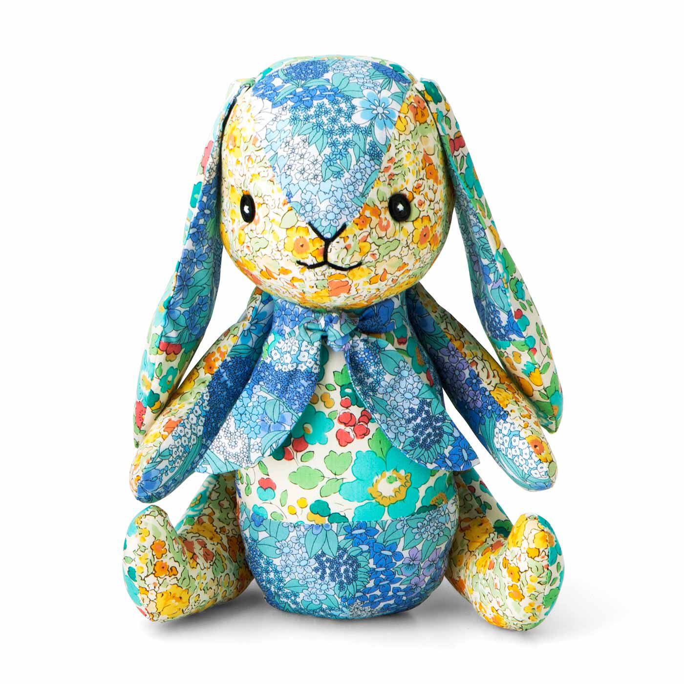 ハッピートイズ パッチワーク チャーミングなたれ耳うさちゃん