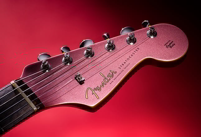 Char Stratocaster® Burgundy – Fender