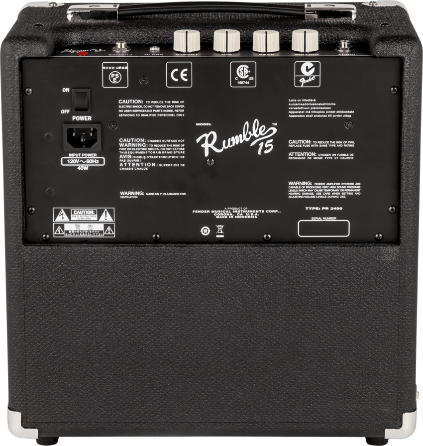 Fender Rumble 15 Bass Amp | Fender