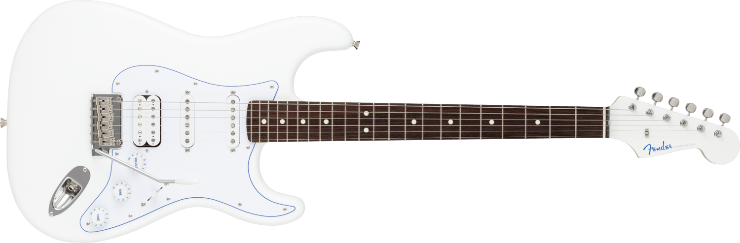 Made in Japan Limited Hybrid II Stratocaster® HSS, Blanc – Fender