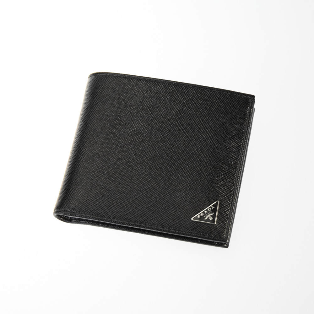 プラダ PRADA 折財布 SAF.TRIANGOLO折小銭/NERO 2MO738-QHH【FITHOUSE
