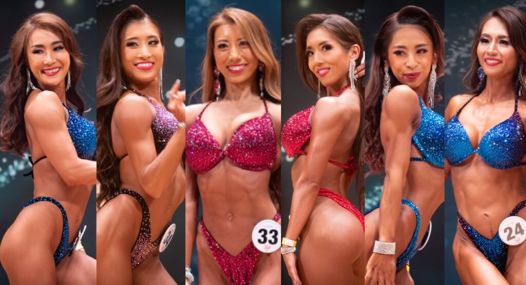 JBBF】絶対女王・安井の国内無敗が確定。ビキニ日本一を競ったTOP6の艶