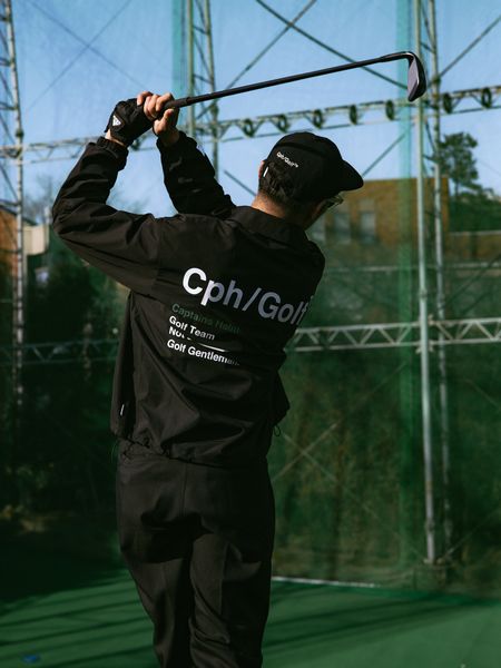 Captains Helm Golf / Cph/Golf™️ZIPPER COACH JKT -Black-