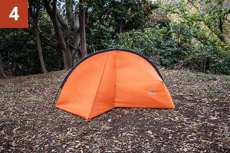 テント（カミナモノポール） | 国産アウトドアブランドのファイントラック