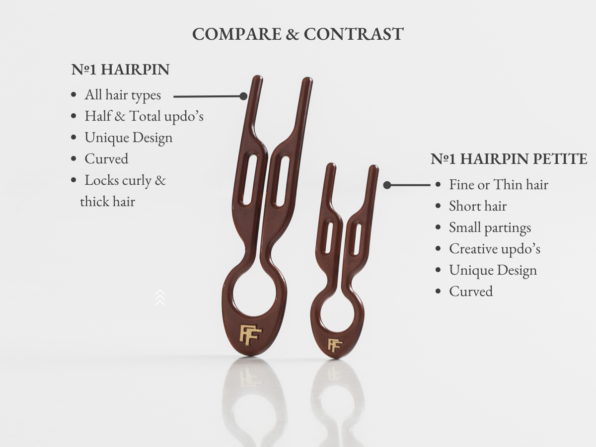 Nº1 HAIRPIN PETITE | Brown (5 per box) – Fiona Franchimon
