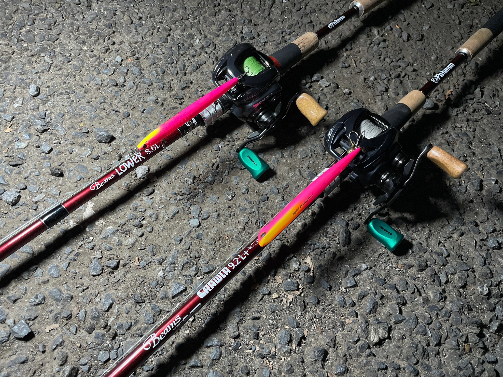 アジング 釣り竿 バスロッド HSPC-702ML-F 軽量 高感度 2ピース