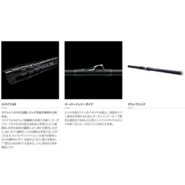 Shimano BULL'S EYE 4.520 インナーガイド 釣り竿 楽天市場】(9