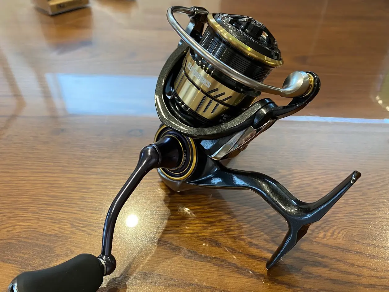 ダイワリールの替えスプール、SLP WORKS Type-αを21カルディアに装着し