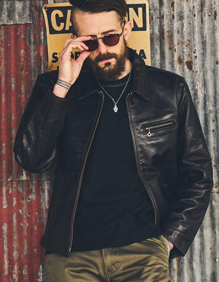 ホースハイド シングルジャケット FN-LJ-HS001 | THE FLAT HEAD