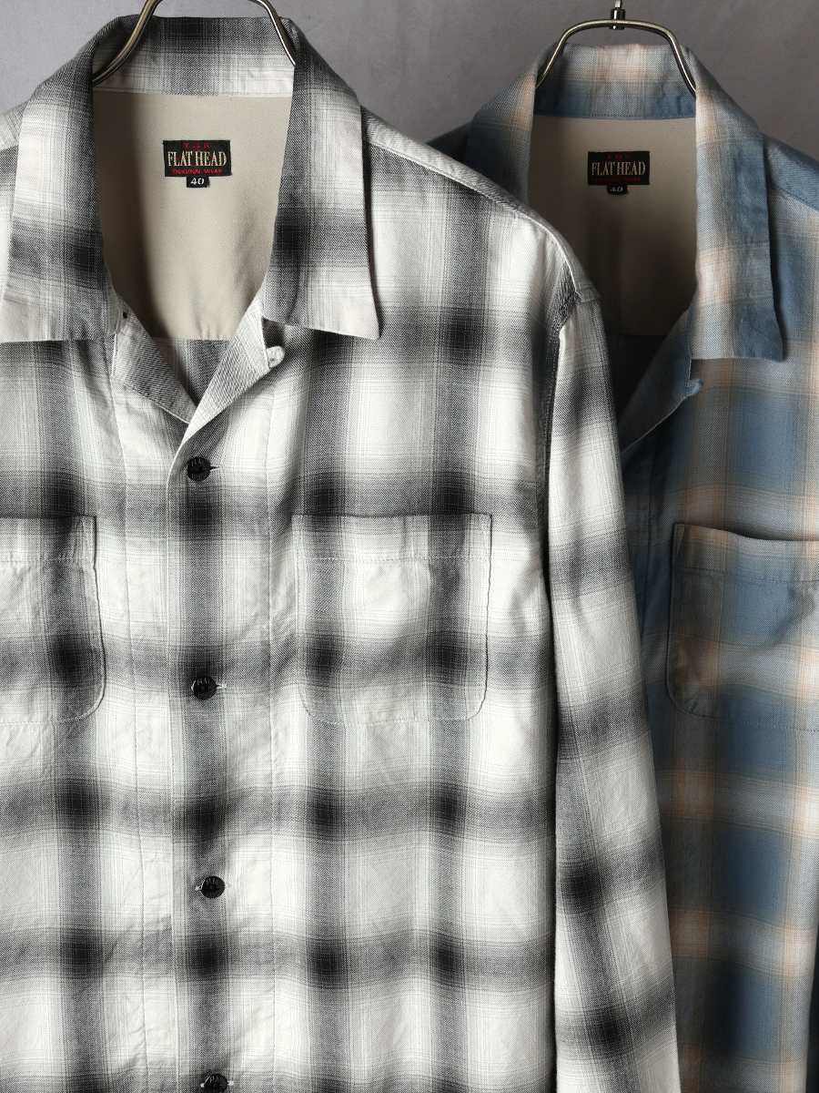 オンブレチェックシャツ FN-SCR-015L | THE FLAT HEAD