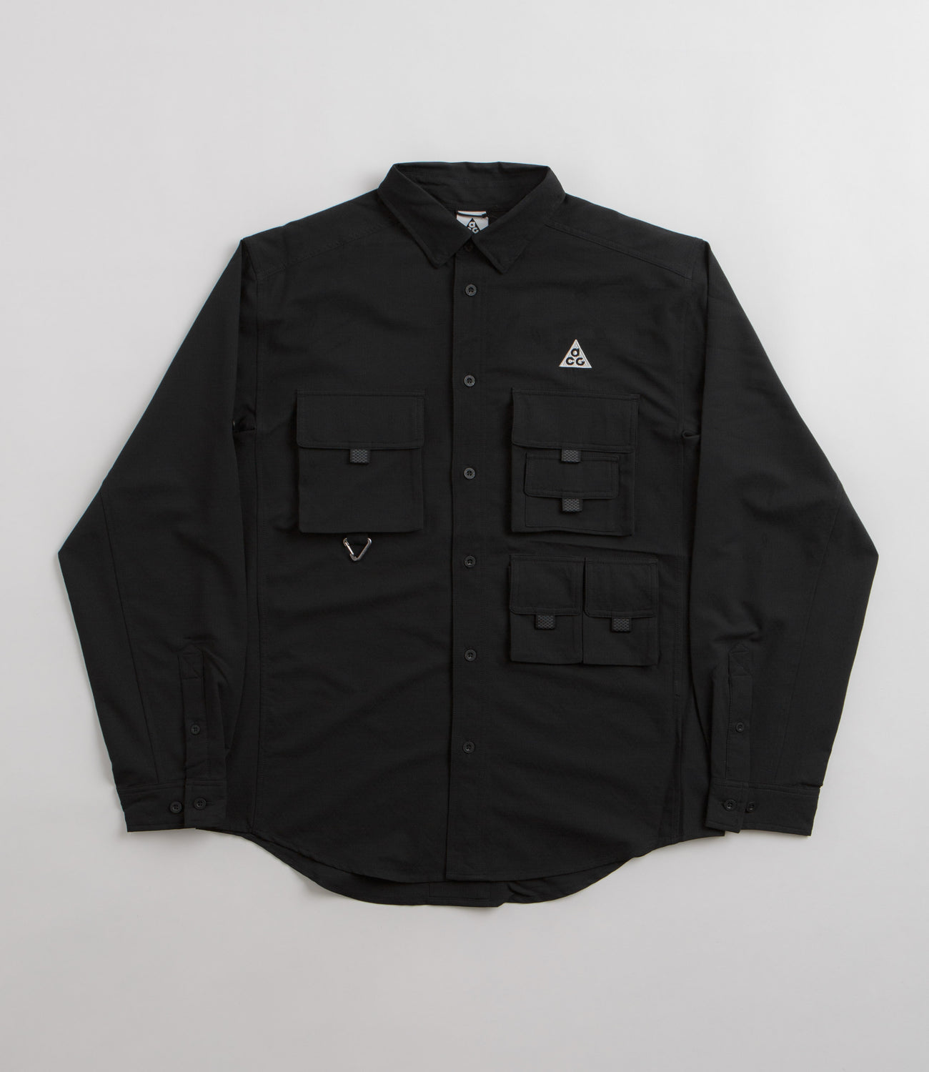 Nike ACG UV Devastation Trail Shirt - Black / Summit White | Flatspot